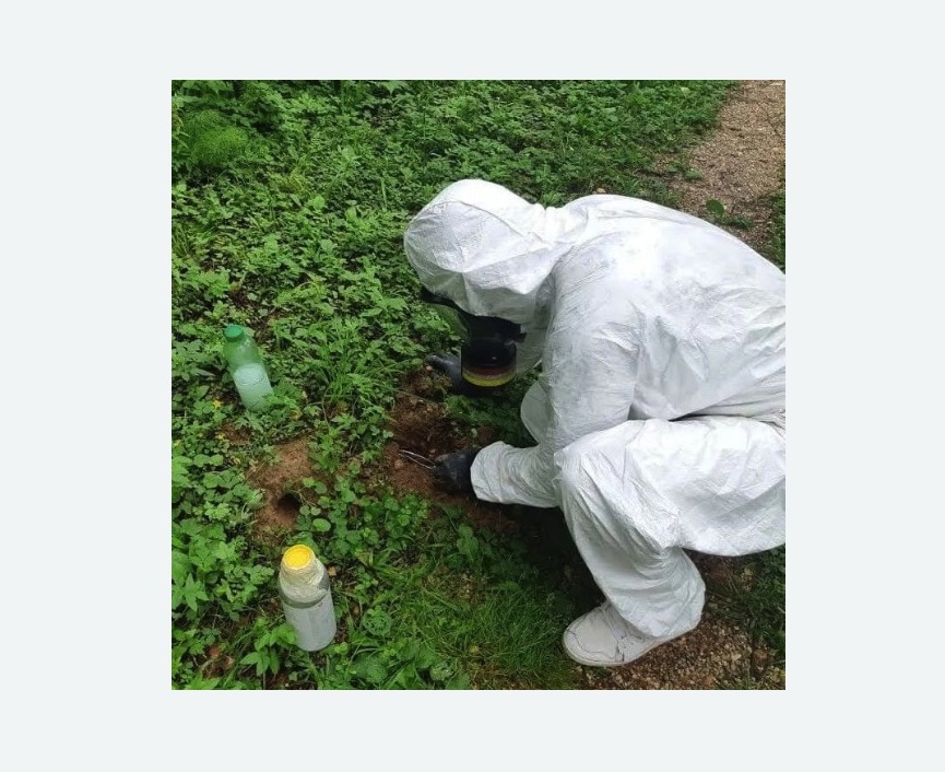 уничтожение кротов на участке в Сухиничах